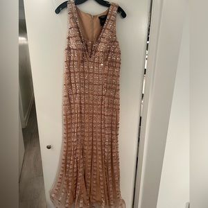 Terani blush dress size 14. In great condition. Worn once